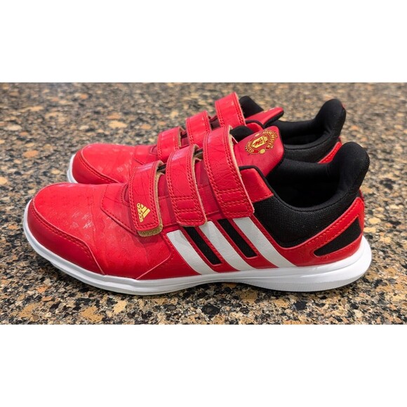 Adidas Manchester United Red MUFC Hyperfast Shoes Soccer size - Youth Boy 6.5Y - Picture 5 of 16